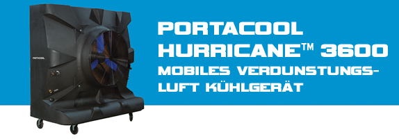 Portacool HURRICANE 3600 Verdunstungsluft-Kühlgerät